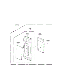 Controller Parts parts for Kenmore Microwave 721.66339800 (72166339800, 721 66339800) from AppliancePartsPros.com