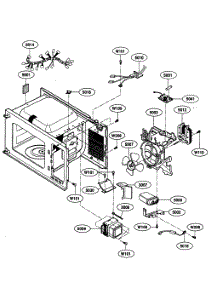Interior Parts parts for Kenmore Microwave 721.66462500 (72166462500, 721 66462500) from AppliancePartsPros.com