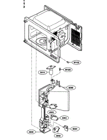 Latch Board Parts parts for Kenmore Microwave 721.66464500 (72166464500, 721 66464500) from AppliancePartsPros.com