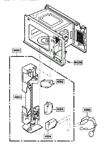 Latch Board parts for Kenmore Microwave 721.66490690 (72166490690, 721 66490690) from AppliancePartsPros.com