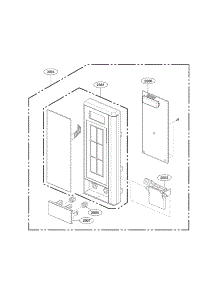 Controller Parts parts for Kenmore Microwave 721.66993011 (72166993011, 721 66993011) from AppliancePartsPros.com