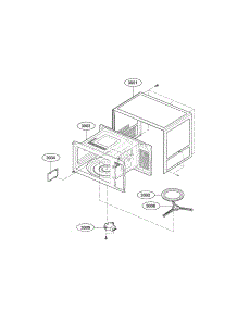 Oven Cavity parts for Kenmore Microwave 721.66993800 (72166993800, 721 66993800) from AppliancePartsPros.com