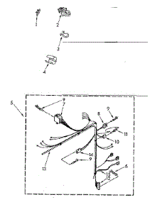 Wiring Harness Parts parts for Kenmore Washer 110.82682110 (11082682110, 110 82682110) from AppliancePartsPros.com