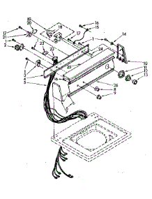Console Panel Parts parts for Kenmore Washer 110.82682120 (11082682120, 110 82682120) from AppliancePartsPros.com