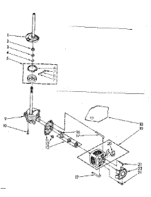 Brake, Clutch, Gearcase, Motor And Pump Parts parts for Kenmore Washer 110.82682310 (11082682310, 110 82682310) from AppliancePartsPros.com