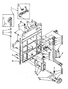 Rear Panel Parts parts for Kenmore Washer 110.82682310 (11082682310, 110 82682310) from AppliancePartsPros.com