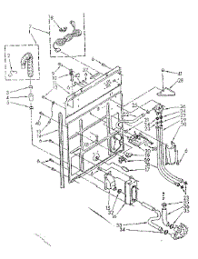 Rear Panel Parts parts for Kenmore Washer 110.82682700 (11082682700, 110 82682700) from AppliancePartsPros.com