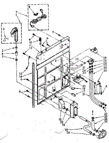 Rear Panel Parts parts for Kenmore Washer 110.82683100 (11082683100, 110 82683100) from AppliancePartsPros.com