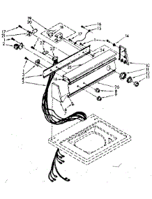 Console Panel Parts parts for Kenmore Washer 110.82683100 (11082683100, 110 82683100) from AppliancePartsPros.com