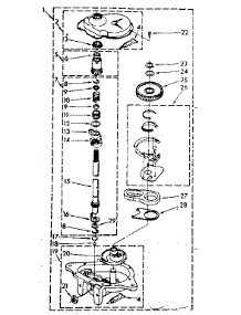 Gearcase Parts parts for Kenmore Washer 110.82683100 (11082683100, 110 82683100) from AppliancePartsPros.com