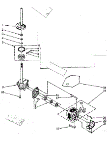 Brake, Clutch, Gearcase, Motor And Pump Parts parts for Kenmore Washer 110.82683720 (11082683720, 110 82683720) from AppliancePartsPros.com
