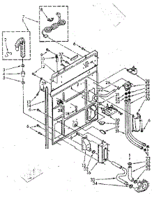 Rear Panel Parts parts for Kenmore Washer 110.82683820 (11082683820, 110 82683820) from AppliancePartsPros.com