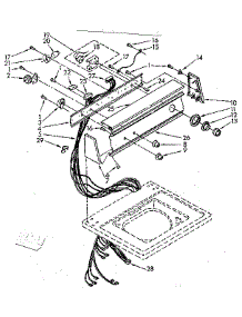 Console Panel Parts parts for Kenmore Washer 110.82683820 (11082683820, 110 82683820) from AppliancePartsPros.com