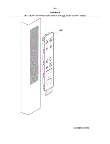 Controls parts for Kenmore Refrigerator 253.7041341A (2537041341A, 253 7041341A) from AppliancePartsPros.com