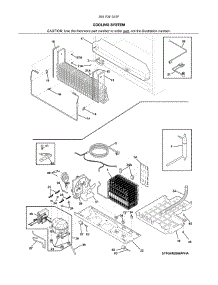 System parts for Kenmore Refrigerator 253.7041341F (2537041341F, 253 7041341F) from AppliancePartsPros.com