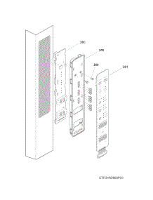 Controls parts for Kenmore Refrigerator 253.70419410 (25370419410, 253 70419410) from AppliancePartsPros.com