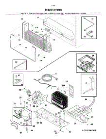 Cooling System parts for Kenmore Refrigerator 253.70419412 (25370419412, 253 70419412) from AppliancePartsPros.com