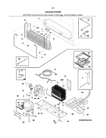 Cooling System parts for Kenmore Refrigerator 253.70419418 (25370419418, 253 70419418) from AppliancePartsPros.com