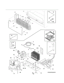 Cooling System parts for Kenmore Refrigerator 253.70423410 (25370423410, 253 70423410) from AppliancePartsPros.com