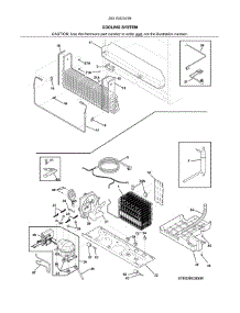 System parts for Kenmore Refrigerator 253.7042341B (2537042341B, 253 7042341B) from AppliancePartsPros.com