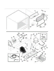 System parts for Kenmore Refrigerator 253.70532401 (25370532401, 253 70532401) from AppliancePartsPros.com