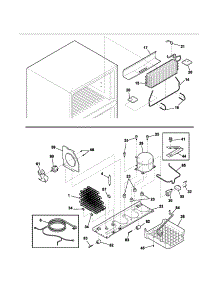 System parts for Kenmore Refrigerator 253.70732400 (25370732400, 253 70732400) from AppliancePartsPros.com