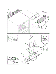 System parts for Kenmore Refrigerator 253.70882400 (25370882400, 253 70882400) from AppliancePartsPros.com