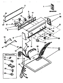 Top And Console parts for Kenmore Dryer 110.96587410 (11096587410, 110 96587410) from AppliancePartsPros.com