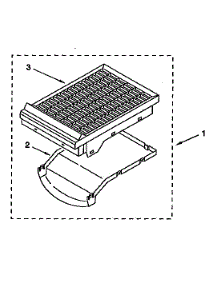 Dry Rack Parts parts for Kenmore Dryer 110.96593410 (11096593410, 110 96593410) from AppliancePartsPros.com