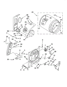 Bulkhead Parts parts for Kenmore Dryer 110.77522600 (11077522600, 110 77522600) from AppliancePartsPros.com