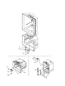 Light Switches / Drain Funnel parts for Kenmore Refrigerator 596.71279101 (59671279101, 596 71279101) from AppliancePartsPros.com