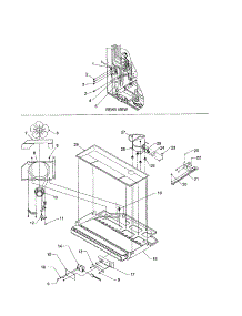 Machine Compartment parts for Kenmore Refrigerator 596.71844100 (59671844100, 596 71844100) from AppliancePartsPros.com