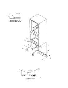 Insulation And Roller parts for Kenmore Refrigerator 596.71844100 (59671844100, 596 71844100) from AppliancePartsPros.com