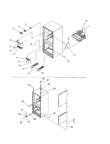 Covers, Hinges / Light Covers parts for Kenmore Refrigerator 596.71872100 (59671872100, 596 71872100) from AppliancePartsPros.com