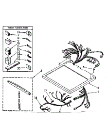 Dryer Top Parts parts for Kenmore Dryer 110.86894800 (11086894800, 110 86894800) from AppliancePartsPros.com