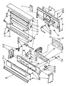Console Panel Parts parts for Kenmore Dryer 110.86894800 (11086894800, 110 86894800) from AppliancePartsPros.com