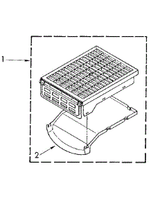 Dry Rack parts for Kenmore Dryer 110.86983110 (11086983110, 110 86983110) from AppliancePartsPros.com