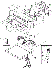 Top And Console parts for Kenmore Dryer 110.86983700 (11086983700, 110 86983700) from AppliancePartsPros.com