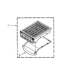 Dry Rack parts for Kenmore Dryer 110.86984100 (11086984100, 110 86984100) from AppliancePartsPros.com