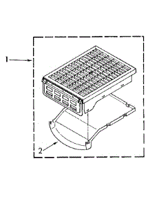 Dry Rack parts for Kenmore Dryer 110.86984810 (11086984810, 110 86984810) from AppliancePartsPros.com