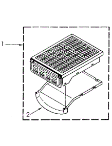Dry Rack parts for Kenmore Dryer 110.86993800 (11086993800, 110 86993800) from AppliancePartsPros.com