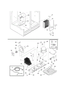 System parts for Kenmore Refrigerator 253.56273408 (25356273408, 253 56273408) from AppliancePartsPros.com