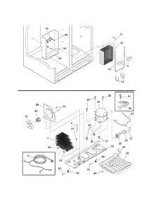 System parts for Kenmore Refrigerator 253.5627340N (2535627340N, 253 5627340N) from AppliancePartsPros.com