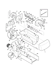 Ice Container parts for Kenmore Refrigerator 253.56279400 (25356279400, 253 56279400) from AppliancePartsPros.com