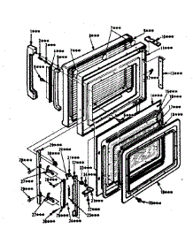 Door Parts parts for Kenmore Range 564.8678610 (5648678610, 564 8678610) from AppliancePartsPros.com