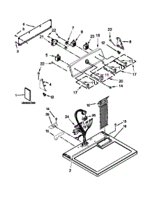 Top And Console Parts parts for Kenmore Dryer 110.C65132410 (110C65132410, 110 C65132410) from AppliancePartsPros.com