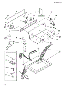 Top And Console Parts parts for Kenmore Dryer 110.C66652502 (110C66652502, 110 C66652502) from AppliancePartsPros.com