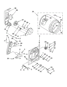 Bulkhead Parts parts for Kenmore Dryer 110.C79592800 (110C79592800, 110 C79592800) from AppliancePartsPros.com