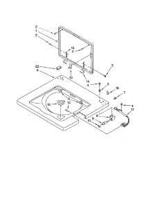 Washer Top And Lid parts for Kenmore Washer Dryer Combo 110.C92962200 (110C92962200, 110 C92962200) from AppliancePartsPros.com