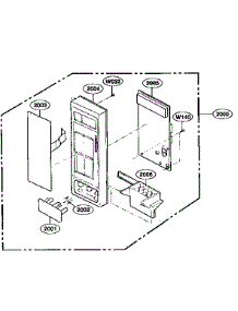 Controller parts for Kenmore Microwave 721.67490790 (72167490790, 721 67490790) from AppliancePartsPros.com